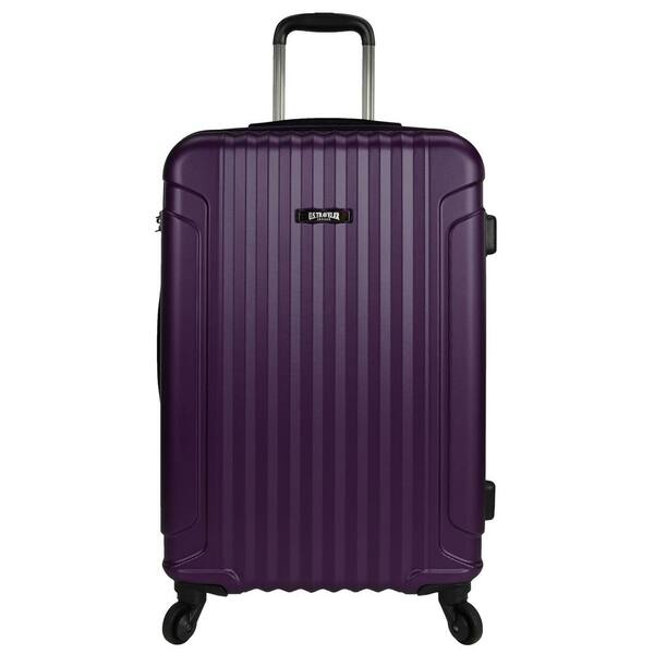 U.S. Traveler Akron 25 in. Hardside Spinner Luggage Suitcase, Purple