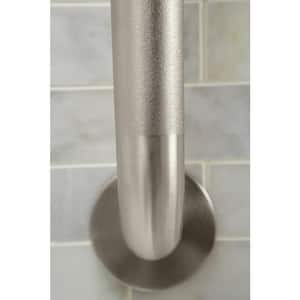 Home Care 24 in. x 1-1/4 in. Concealed Screw Grab Bar with SecureMount in Polished Stainless Steel
