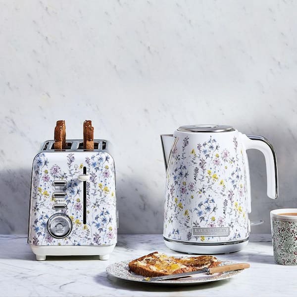 Laura Ashley Stainless Steel 7-Cup Jug Kettle Wild Meadow
