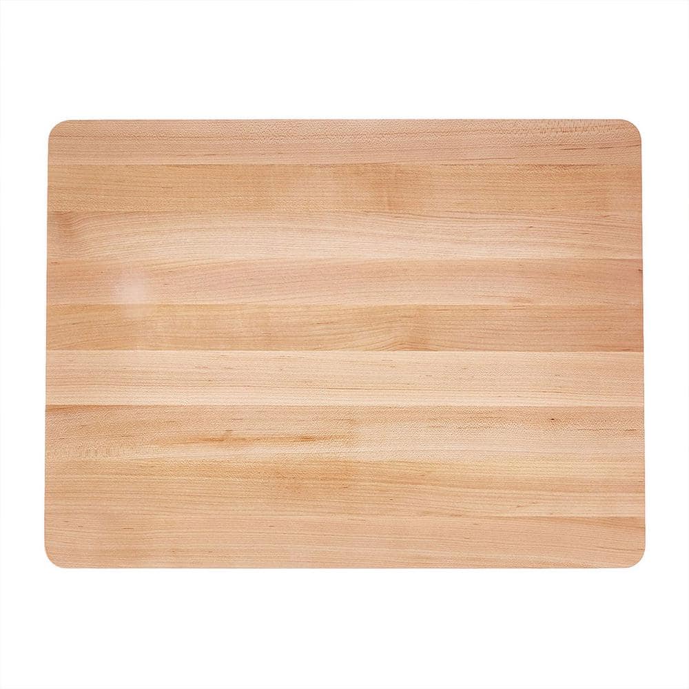 Maple Wood 16" x 10" Reversible Cutting Board with Eased Corners