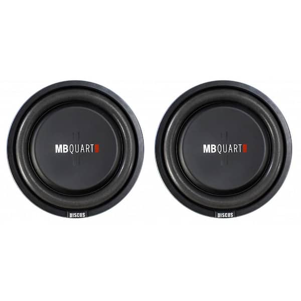 MAXXSONICS 800-Watt 12 in. Slim Shallow Subwoofers Car/Truck DVC Subs