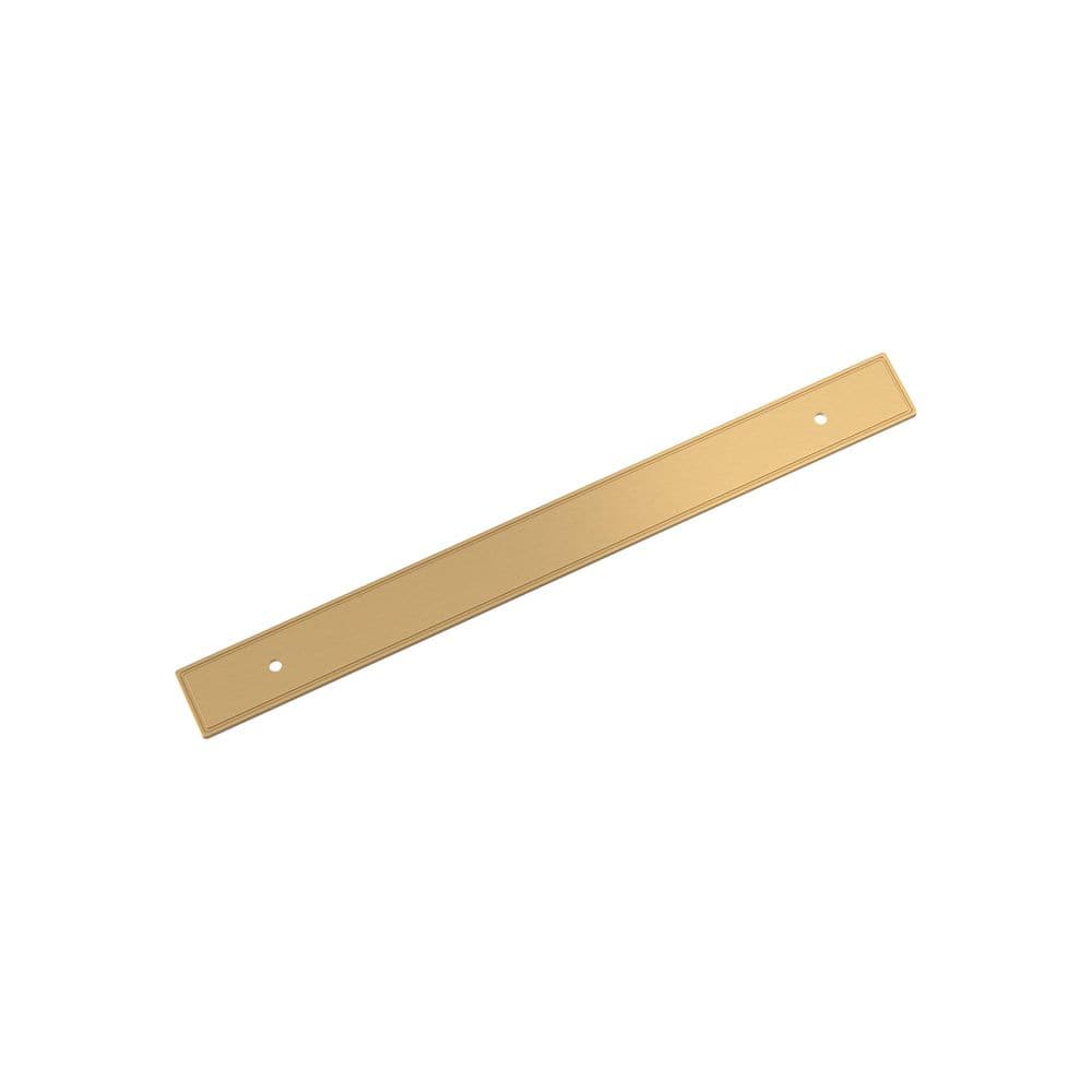 Thoreau 8-13/16 in. Center-to-Center Rectangle Champagne Bronze Pull Cabinet Backplate price history on PriceWatchPro