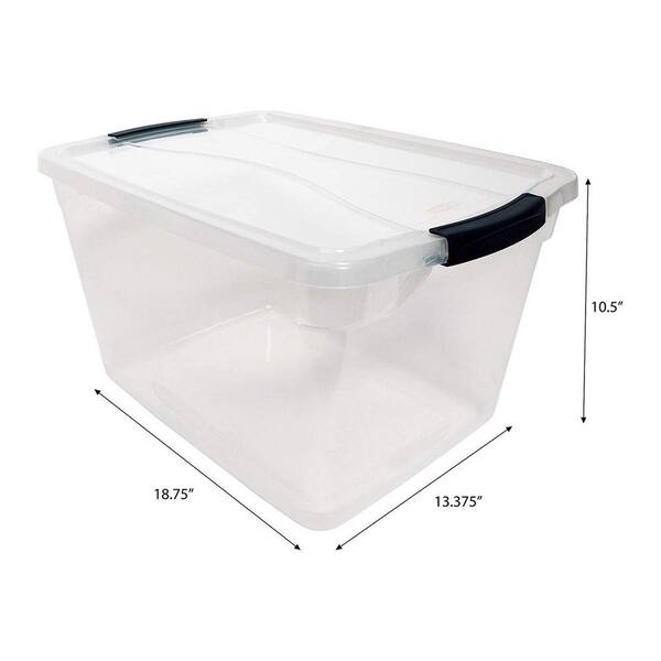clear tote container