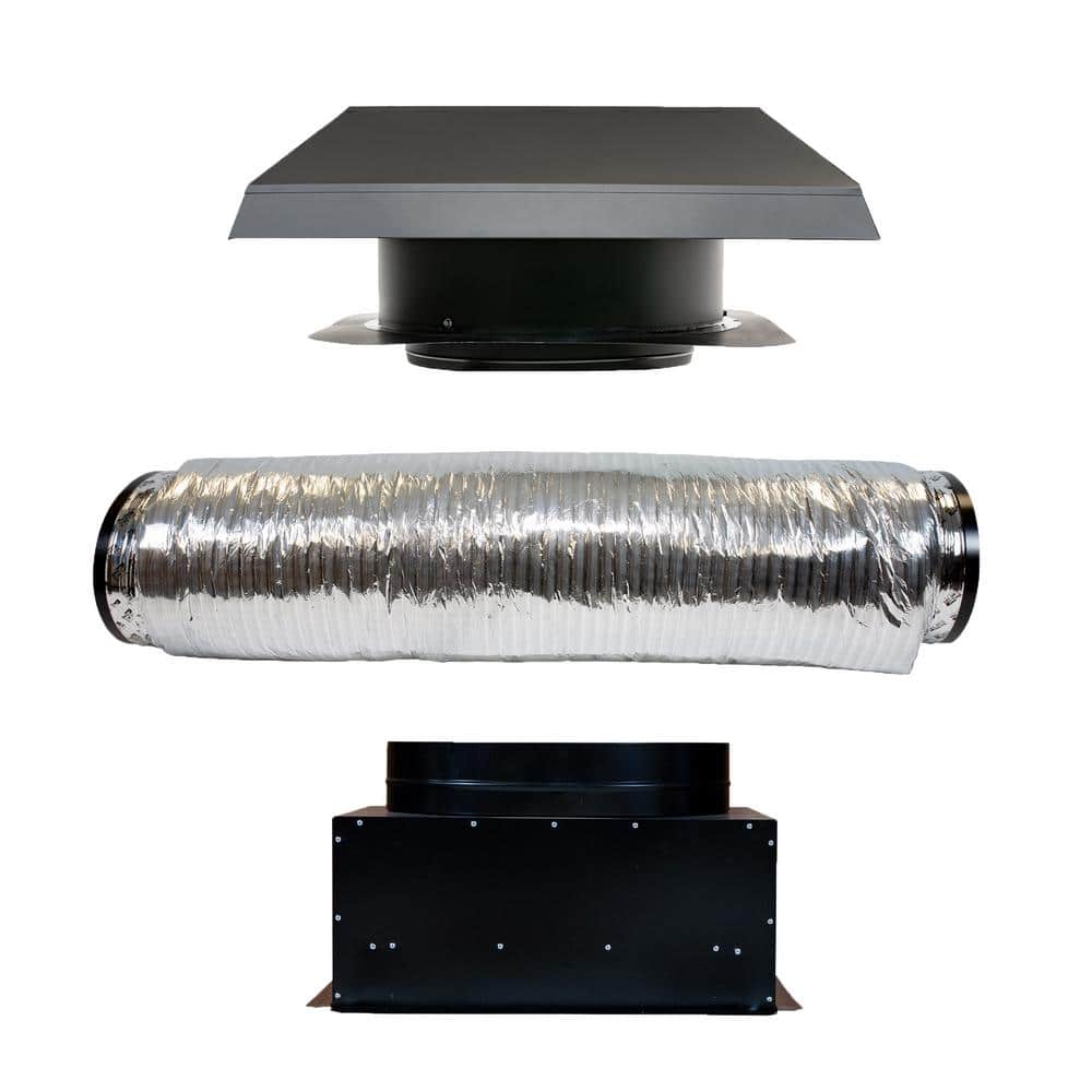QuietCool 3543 CFM Roof Mount Whole House Fan with Damper