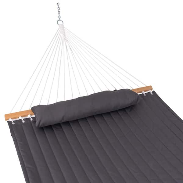Lazy Daze Hammocks 12 ft. Quilted Fabric Hammock with Soft Pillow