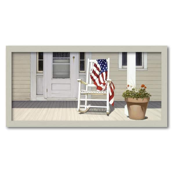 Celebrate 250 American Porch 12x24 Framed Canvas