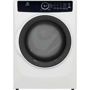 8 cu. ft. Front Load Gas Dryer in White