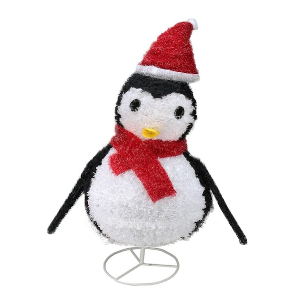 Northlight 32 In Lighted Chenille Penguin Outdoor Decoration 31581886 The Home Depot Northlight 32 In Lighted, Lighted Outdoor Decorations
