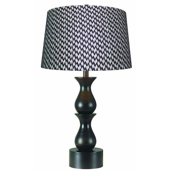 Kenroy Home Rumba 30 in. Oil-Rubbed Bronze Table Lamp