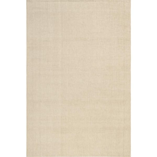 Beige 9.6 ft. x 13.6 ft. Alira Solid Outdoor Area Rug