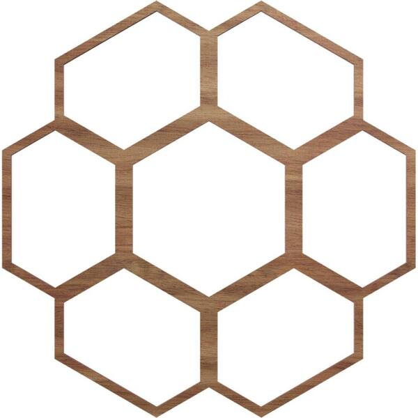 Ekena Millwork 0.25 in. x 9.375 in. x 22 in. Wood Medallion Moulding