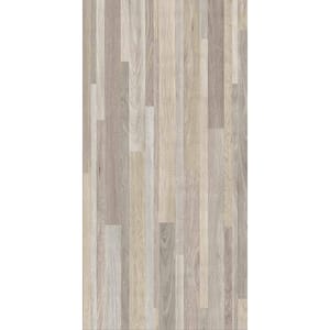 VEELIKE 6''x36'' Beige Grey Peel and Stick Floor Tile Waterproof