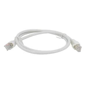 CE 3 ft. Cat 6A UTP Patch Cable White