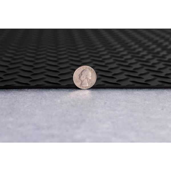 G-Floor 8 ft. 6 in. x 24 ft. Small Coin Garage Floor Mat in Midnight