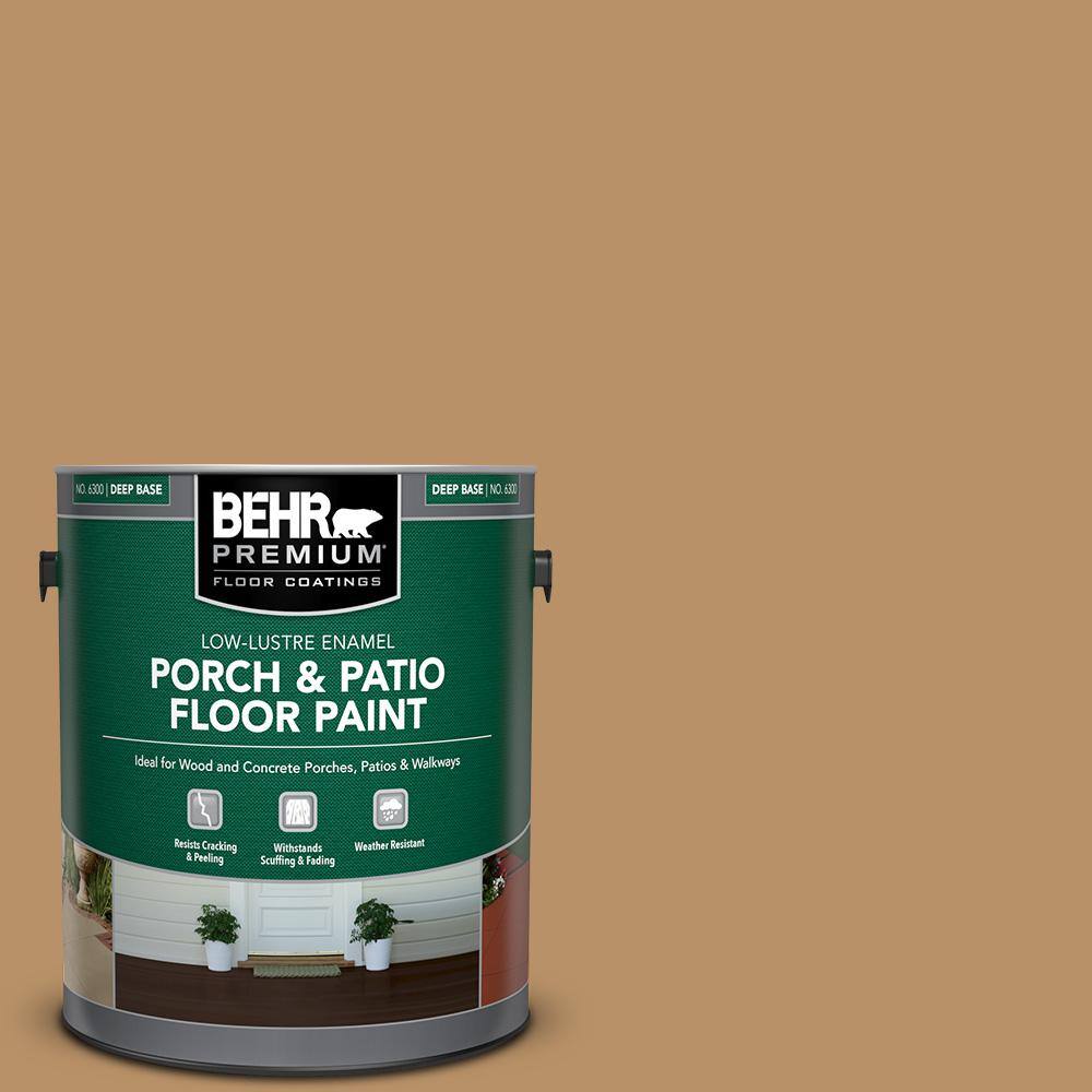 1 gal. #S260-5 Almond Roca Low-Lustre Enamel Interior/Exterior Porch and Patio Floor Paint price history on PriceWatchPro