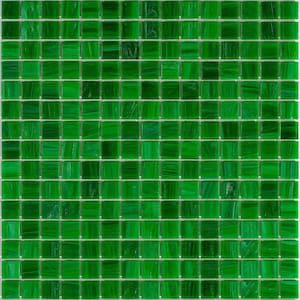 Celestial Glossy Kelly Green 12 in. x 12 in. Glass Mosaic Wall and Floor Tile (20 sq. ft./case) (20-pack)