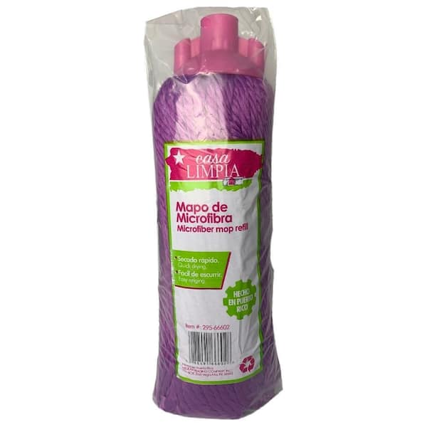 casa LIMPIA Purple Microfiber Mop Refill