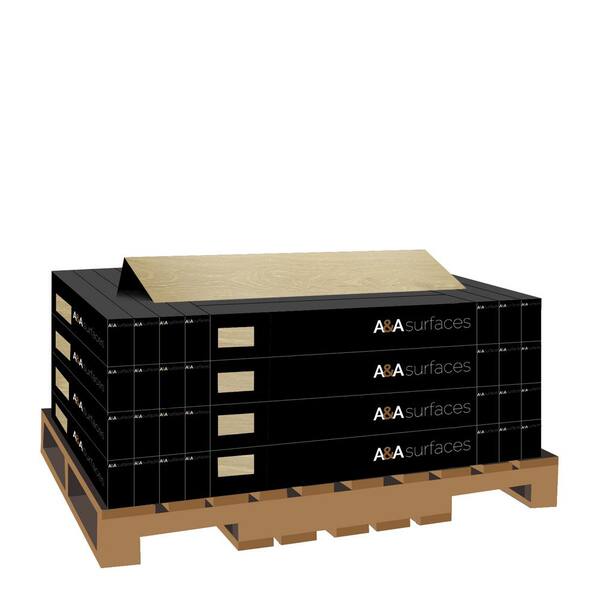 A&A Surfaces Woodridge Dorman Oak 0.28 in. x 6.5 in. Waterproof Wire Brushed Engineered Hardwood Flooring (1040.16 sq. ft./pallet)