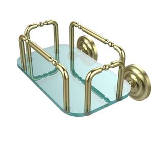 Que New Wall Mounted Guest Towel Holder in Satin Brass