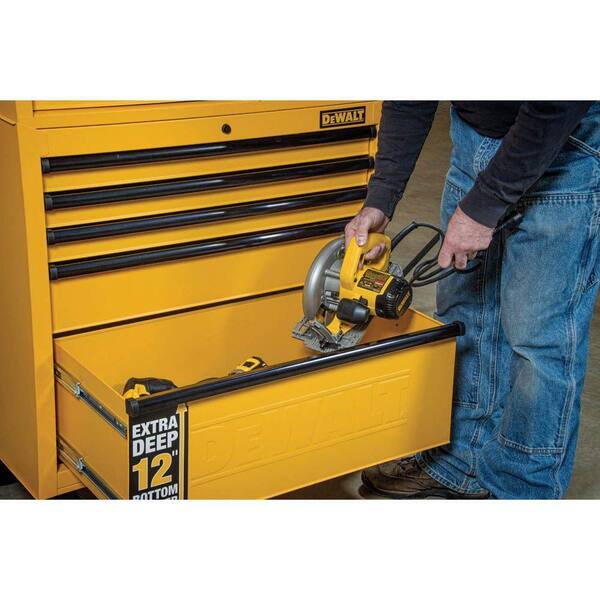 DEWALT - 36 in. 5-Drawer Roller Cabinet Tool Chest in Yellow