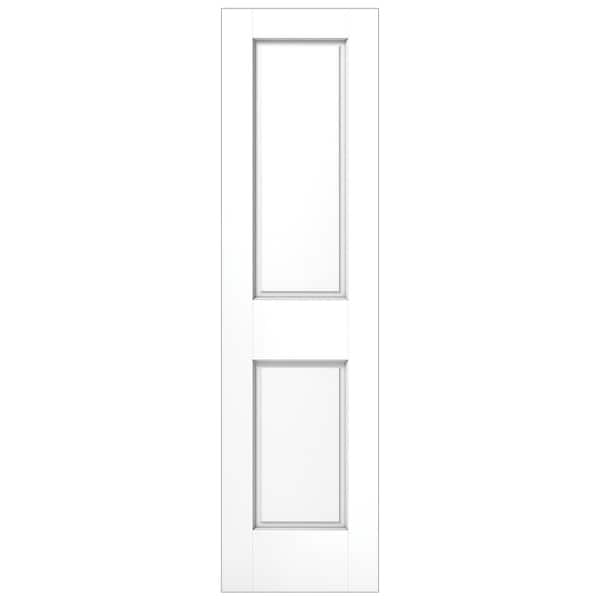 15 in. x 80 in. x 1-3/8 in.  2-Panel Raised Square Top, Ovolo Sticking, Full and Square, Primed Wood Door Slab