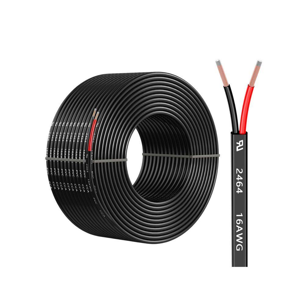 30 ft. 16 Gauge /2-Conductor Stranded Non-Grounded Landscape Lighting Wire Copper Clad Aluminum Low Voltage price history on PriceWatchPro