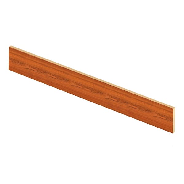 Cap A Tread Paradise Jatoba 94 in. L x 7.37 in. W x 0.56 in. T Laminate Stair Riser Adhesive