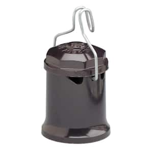 660-Watt Brown Weatherproof Pin-Type Lampholder