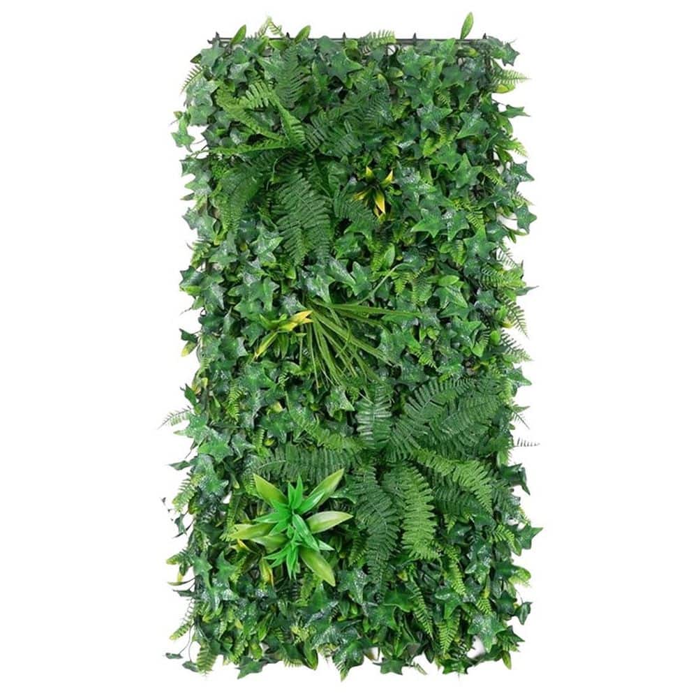 20 in. Zen Leaf 20 in. Artificial Green Shrub Indoor/Outdoor Faux