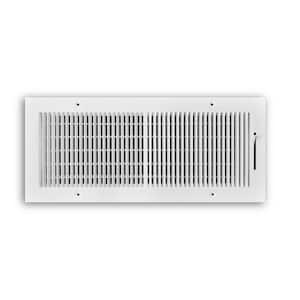 16 in. x 6 in. 2-Way 1/3 in. Fin Spaced Wall/Ceiling Register