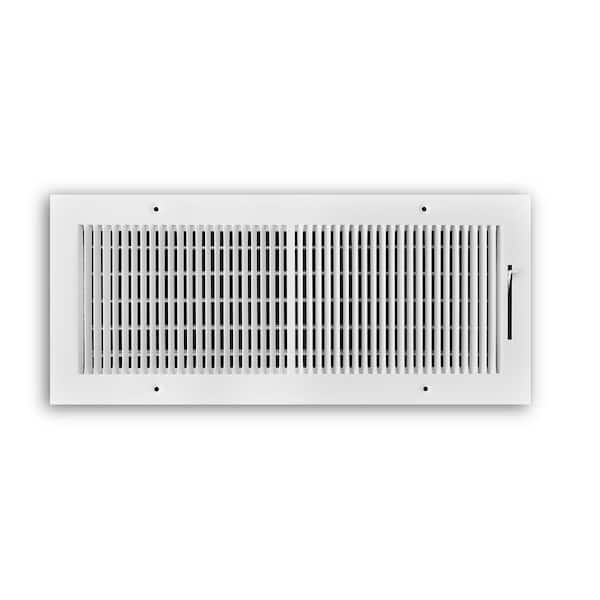 TruAire 16 in. x 6 in. 2-Way 1/3 in. Fin Spaced Wall/Ceiling Register