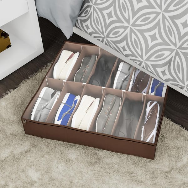 5-Pack Clear Vinyl Zippered Underbed Storage Bags 32 x 16 x 4 Inch