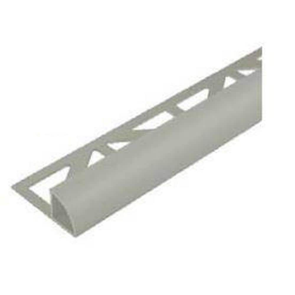 DURONDELL 0.375 in. D x 98.5 in. W x 98.4 in. L Round Edge Aluminum Pwdr Ctd Agate Gray Molding and Transition Trim price history on PriceWatchPro