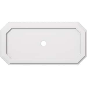 32 in. W x 16 in. H x 2 in. ID x 1 in. P Emerald Architectural Grade PVC Contemporary Ceiling Medallion