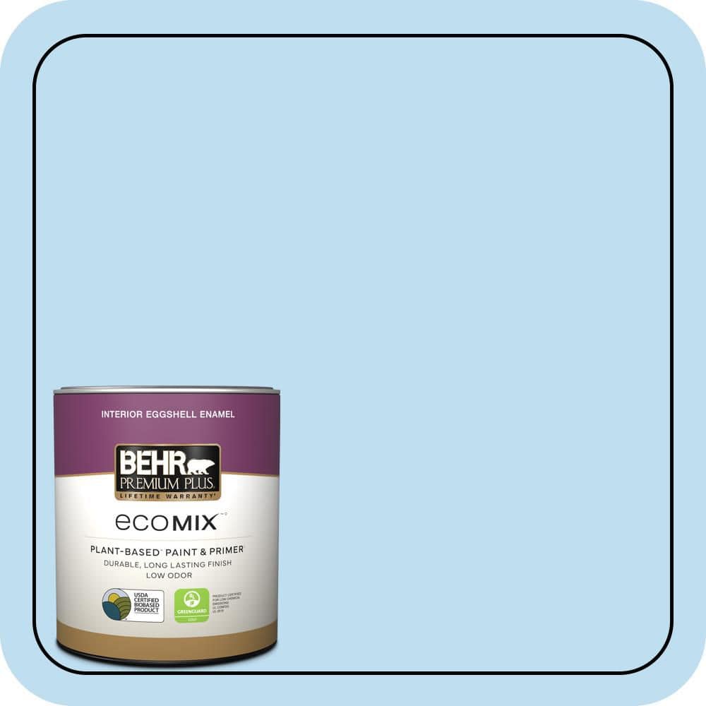 1 qt. #550A-2 Tropical Pool Eggshell Enamel EcoMix Plant-Based Interior Paint & Primer price history on PriceWatchPro
