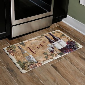 Multicolor 20 in. x 36 in. Indoor Anti-Fatigue Kitchen Mat