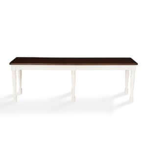 Shelby White Dining Bench