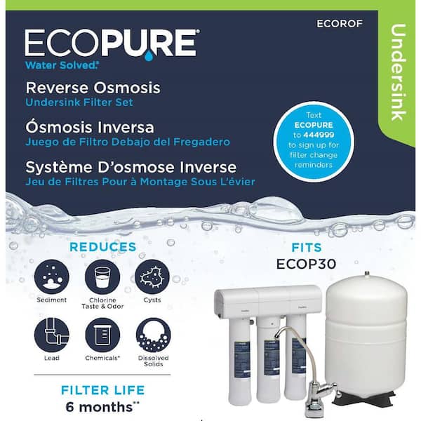 HERO385Plus - Carbon, Taste, & Odor Filter (Pair) - EcoWater