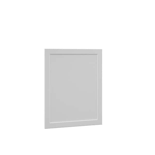 Hampton Bay Designer Series 0.75x30x24 in. Melvern Decorative End Panel in White