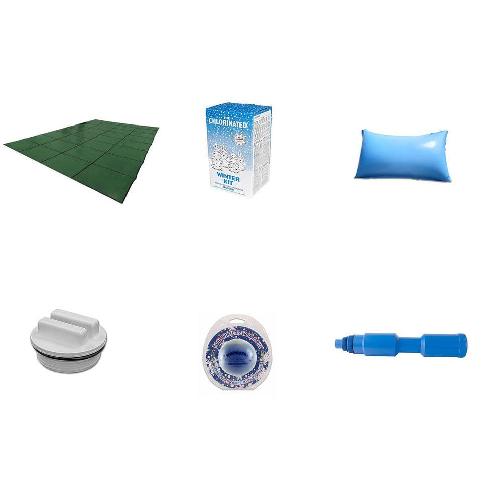 THD Gold Winter Maintenance Kit for 16 ft. x 32 ft. Rectangle In Ground pools with center step including essentials price history on PriceWatchPro