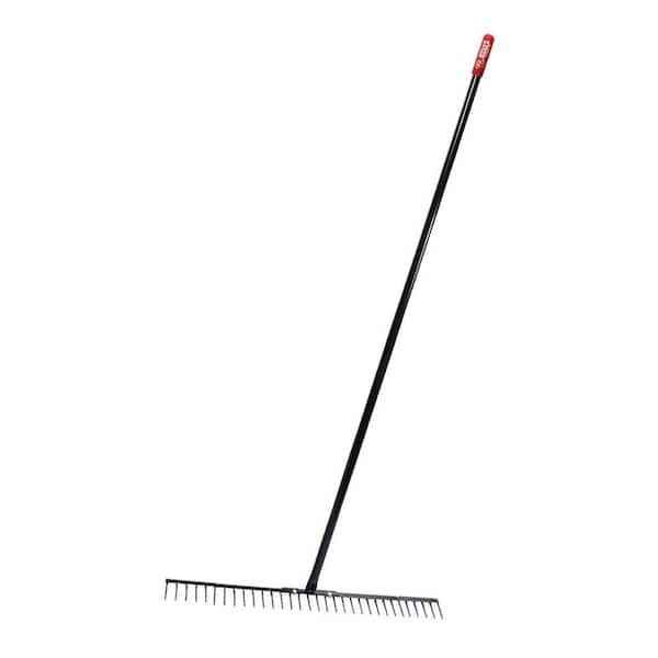 Bully Tools 36 in. W 32-Tine Landscape Rake with Steel Handle
