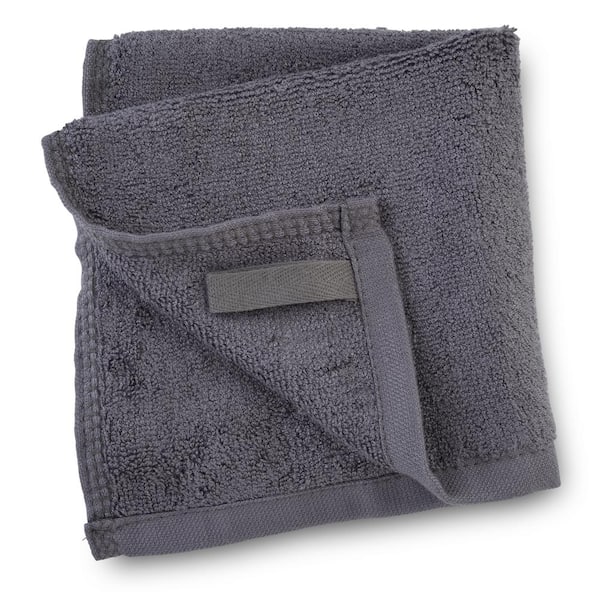 Brondell Bamboo Reusable Bidet Dry Towels In Gray, Pack of 6
