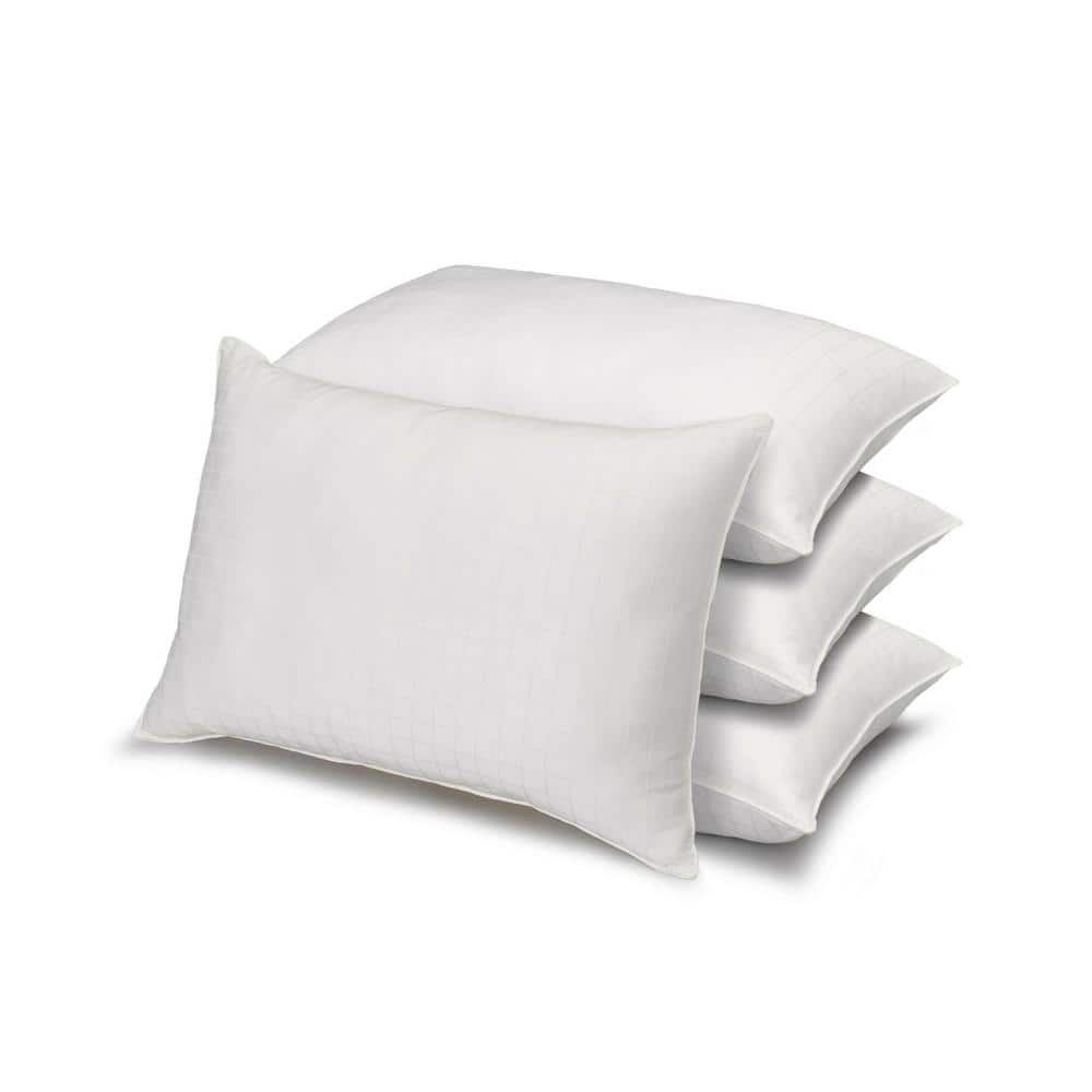 ELLA JAYNE Hotel Collection Soft 100% Cotton Standard Size Pillow Set ...