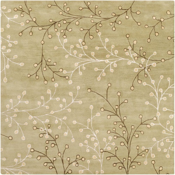 Artistic Weavers Aloysia Tan 8 ft. x 8 ft. Square Indoor Area Rug