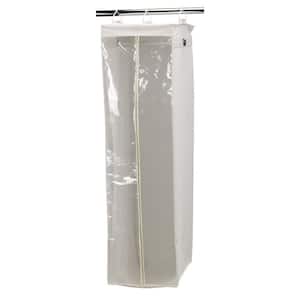 HOUSEHOLD ESSENTIALS 18 in. W x 7 in. H Canvas Storage Bag Clothes Rack in  Beige 2784-1 - The Home Depot