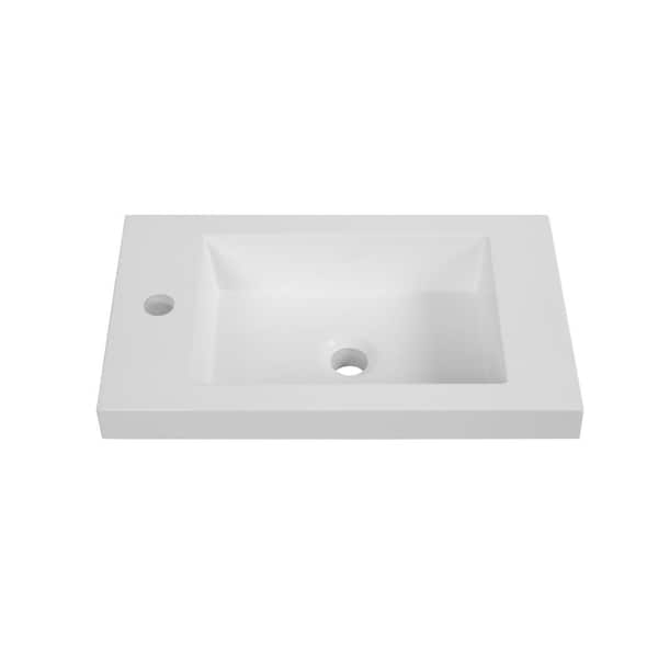 Streamline 20.9 in. Solid Surface Resin K-1116-21 Vanity Top