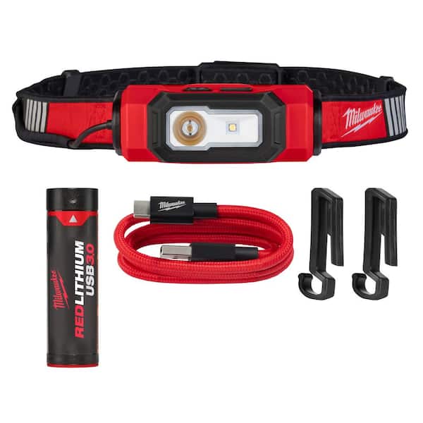 Milwaukee 600 Lumens LED REDLITHIUM USB 360-Degree Visibility Hard
