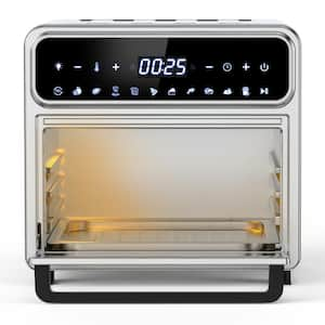 12-Function-in-1 15 qt. Stainless Steel Countertop Air Fryer Oven 1500-Watt, Digitial Touch Control