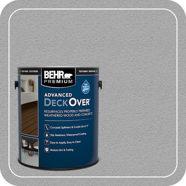 1 gal. #SC-249 Coastal Gray Textured Solid Color Exterior Wood and Concrete Coating