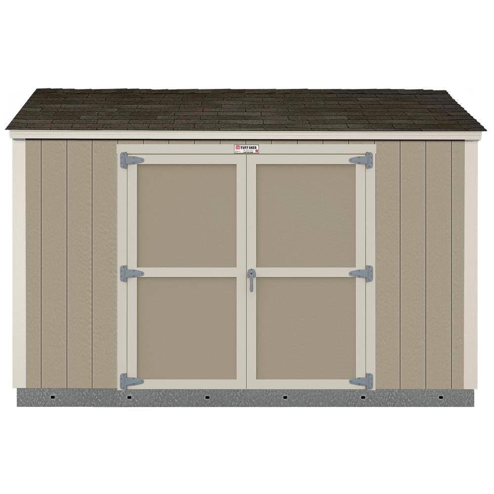 Tuff Shed Tahoe Series Skyline Installed Storage Shed 6 ft. x 12 ft. x 8 ft. 3 in. L2 Unpainted (72 sq. ft.), Brown -  1002280